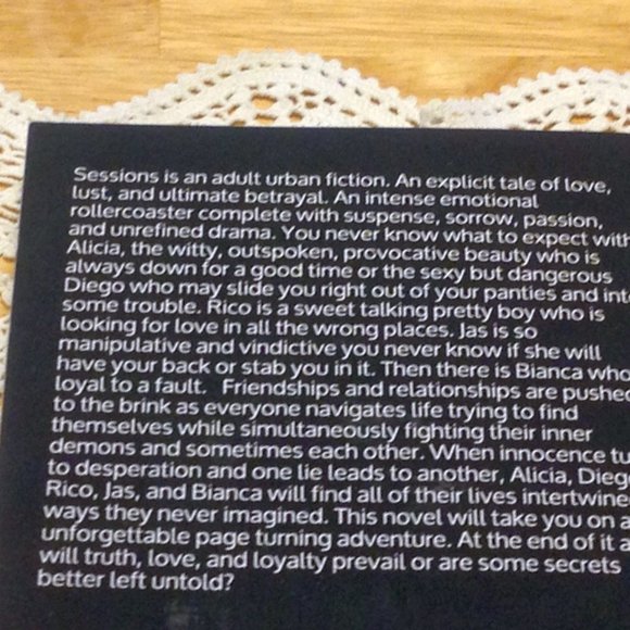 3 for $10 book sale! Adult Fiction,  Sessions - Love, Lust, Betrayal - Picture 3 of 5